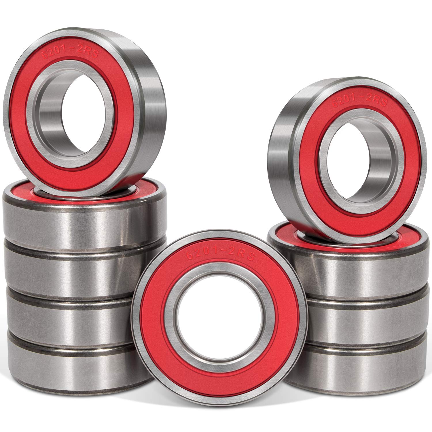  6201-2RSC3 6201-2RS Deep Groove Ball Bearing 12x32x10mm China Brand